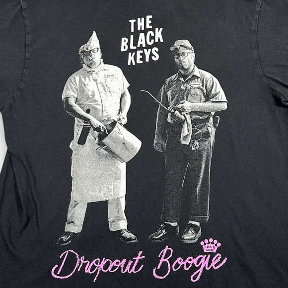 Black Keys Shirt Adult SMALL Black Dropout Boogie Band Music Rock - Picture 4 of 8